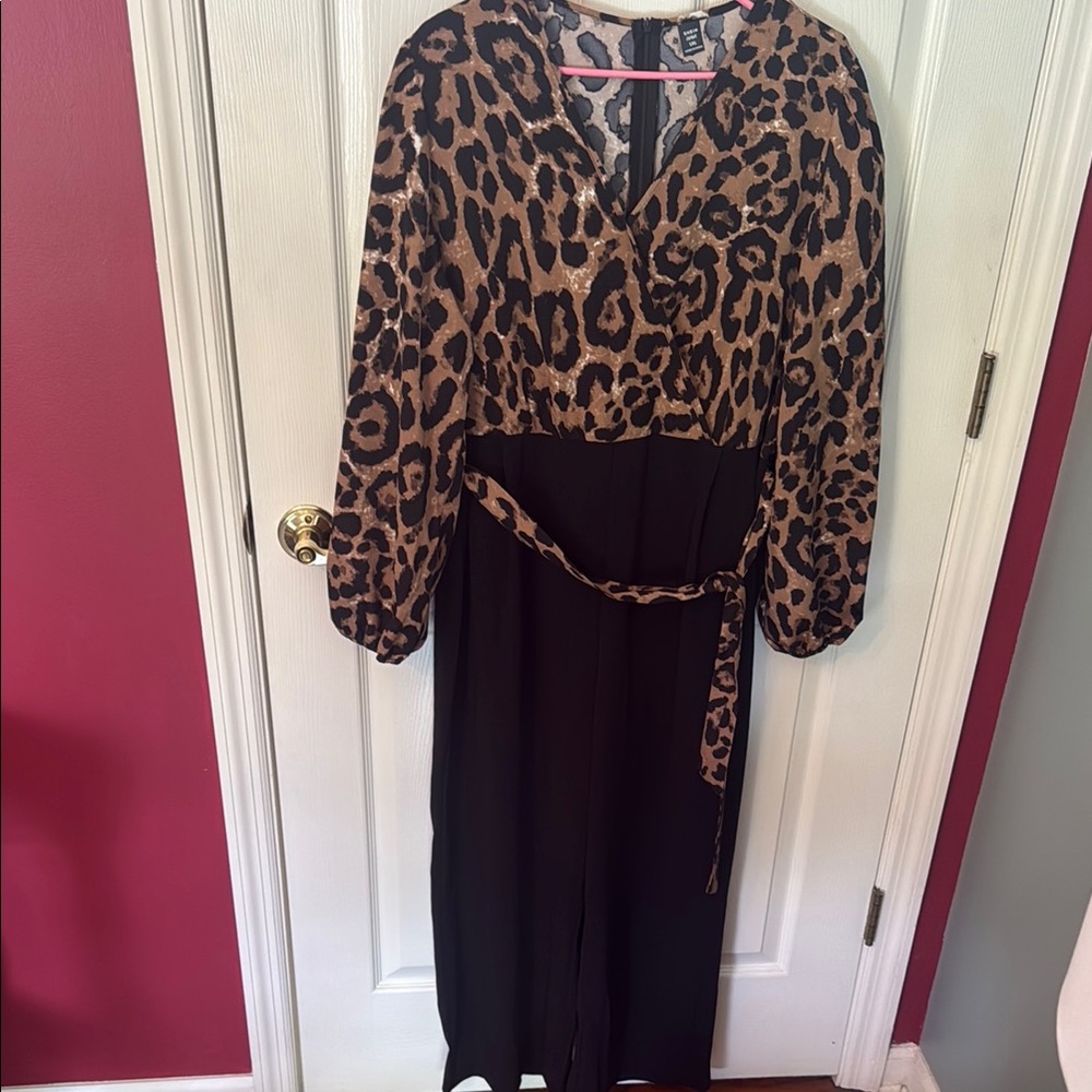 SHEIN Leopard Print Jumpsuit